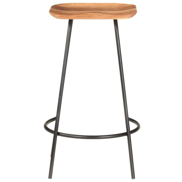 vidaXL Tabourets de bar lot de 4 bois d'acacia solide