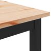 vidaXL Table basse Naturel 80 x 80 x 45 cm Bois de pin massif