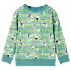 Sweatshirt pour enfants m&eacute;lange vert clair 140
