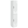 vidaXL Ensemble de Meubles 2 pc Blanc brillant Bois d'ing&eacute;nierie