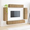 vidaXL Meuble TV 8 pcs Ch&ecirc;ne artisanal