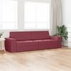 vidaXL Canap&eacute;-Lit 200cm Bordeaux tissu