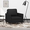 vidaXL Fauteuil Noir 60 cm Similicuir