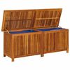 vidaXL Bo&icirc;te de rangement de jardin 150x50x58 cm Bois d'acacia solide