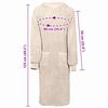 vidaXL Robe KINN Crème XL Coton
