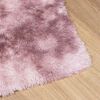 vidaXL Tapis Shaggy &agrave; poils longs NAVARRA rose poudr&eacute; 160x230 cm