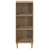vidaXL Buffet Ch&ecirc;ne artisanal 34,5 x 32,5 x 90 cm Bois d'ing&eacute;nierie