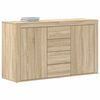 vidaXL Buffet Ch&ecirc;ne Sonoma 120 x 36 x 69 cm Bois d'ing&eacute;nierie