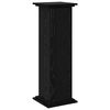 vidaXL Support d'affichage Ch&ecirc;ne noir 31 x 30 x 90 cm