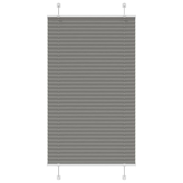 vidaXL Store pliss&eacute; anthracite 75x150 cm largeur du tissu 74,4 cm