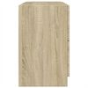 vidaXL Armoire d'&eacute;vier ch&ecirc;ne sonoma 78x37x59 cm bois d'ing&eacute;nierie