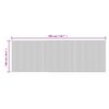 vidaXL Tapis rectangulaire marron 100x300 cm bambou