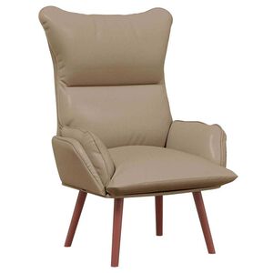 vidaXL fauteuil Cappuccino 69 x 74 x 93 cm Cuir artificiel
