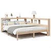 vidaXL Lit biblioth&egrave;que sans matelas 160x200 cm bois massif de pin