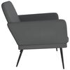 vidaXL Banc Gris 107x80x81 cm Similicuir