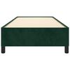 vidaXL Cadre de lit sans matelas vert fonc&eacute; 80x200 cm velours