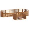 vidaXL Ensemble de canap&eacute;s d'ext&eacute;rieur 8 pc Naturel Polyester