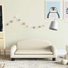 vidaXL Canap&eacute; pour enfants cr&egrave;me 70x45x30 cm similicuir