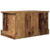 vidaXL Bo&icirc;tes de rangement vieux bois 30x50x28 cm bois d'ing&eacute;nierie