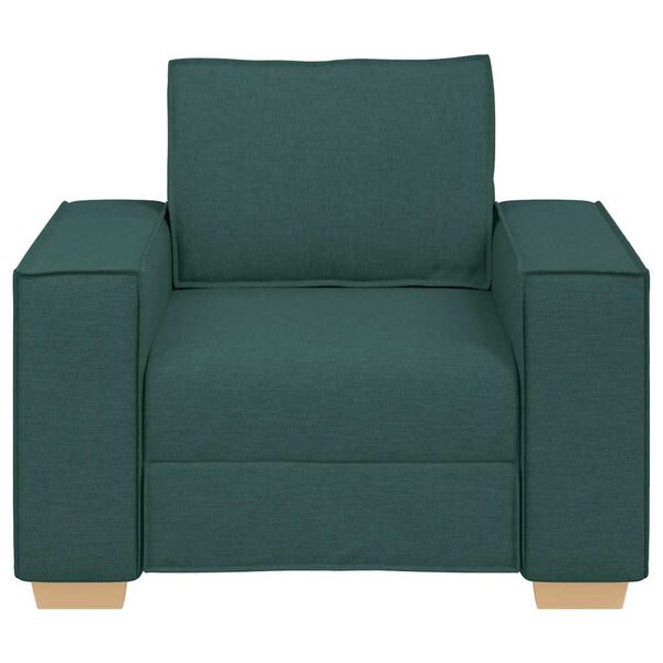 vidaXL Canap&eacute; Fauteuil Vert Fonc&eacute; 100x78x84 cm Tissu
