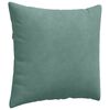 vidaXL Coussins de canap&eacute; 2 pcs Vert Mer 50 x 50 cm