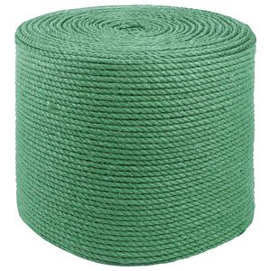vidaXL 4 mm Vert Jute 100% Tossa