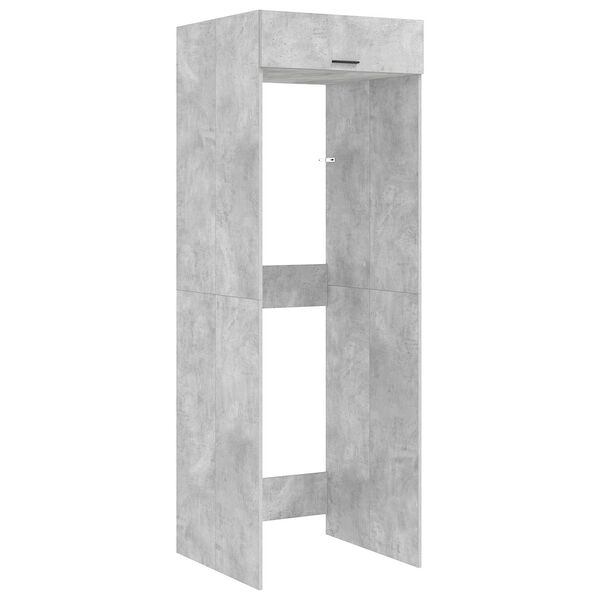 vidaXL Armoire pour machine &agrave; laver B&eacute;ton 67,5 x 68 x 200 cm