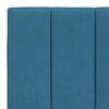 vidaXL Cadre de lit sans matelas Hanko bleu 180x200 cm velours