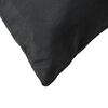 vidaXL Coussins de canapé lot de 4 noir 50x50 cm tissu