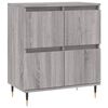 vidaXL Buffet Sonoma gris 60x35x70 cm Bois d'ingénierie