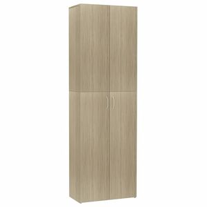 vidaXL Armoire de bureau Ch&ecirc;ne sonoma 60x32x190 cm Bois d'ing&eacute;nierie