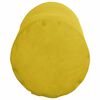 vidaXL Coussins d'accent 2 pcs Jaune Ø 15 x 40 cm