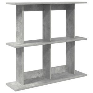vidaXL &Eacute;tag&egrave;re Murale Montage mural Gris b&eacute;ton 100 x 20 x 75 cm