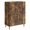 vidaXL Buffet Ch&ecirc;ne fum&eacute; 66 x 34,5 x 90 cm Bois d'ing&eacute;nierie