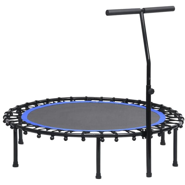 vidaXL Trampoline de fitness avec poignée et coussin de sécurité 122cm