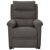 vidaXL Fauteuil de massage inclinable Gris fonc&eacute; Tissu