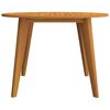 vidaXL Table de jardin &Oslash;110x75 cm Bois d'acacia solide