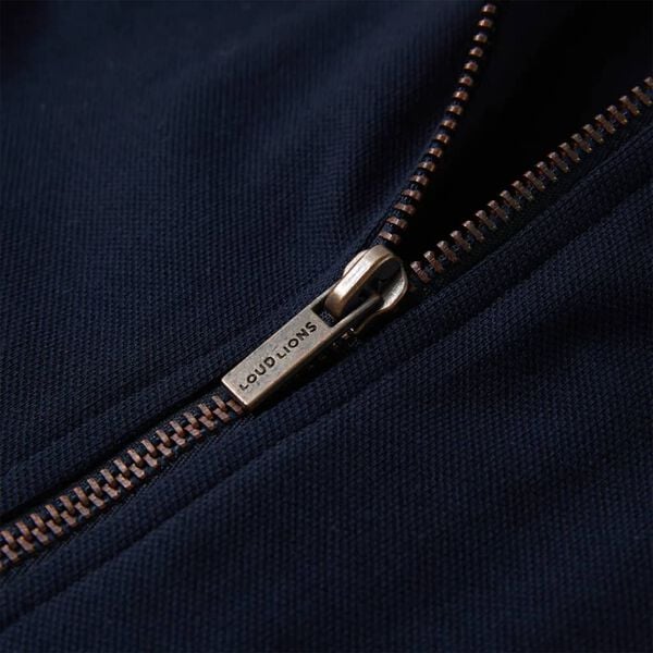 Sweatshirt pour enfants avec fermeture &eacute;clair bleu marine 104