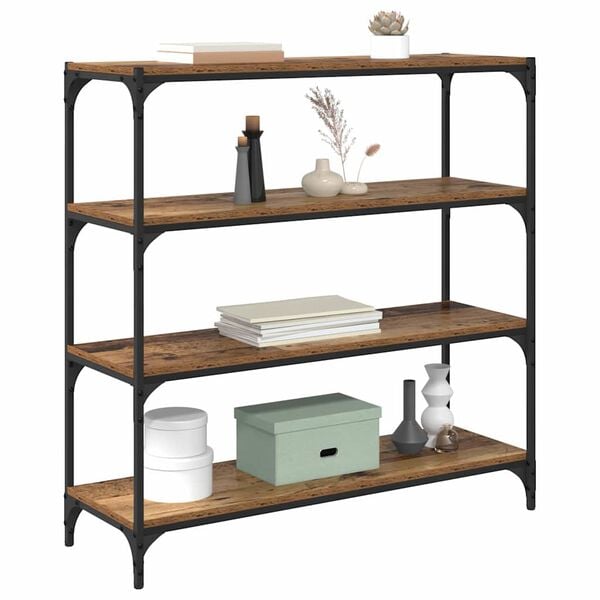 vidaXL Biblioth&egrave;que Bois Ancien 100 x 33 x 100 cm