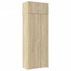 vidaXL Armoire de rangement ch&ecirc;ne sonoma 80x42,5x225 cm
