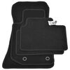 vidaXL Tapis de V&eacute;hicule Motoris&eacute; Noir tissu