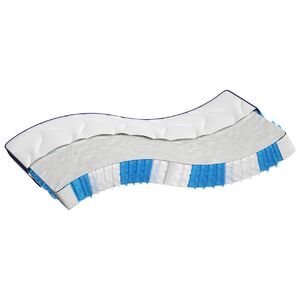 vidaXL Matelas &agrave; ressorts ensach&eacute;s duret&eacute; moyenne 120x200 cm