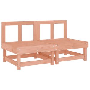 vidaXL Canap&eacute;s centraux de jardin 2 pcs bois massif douglas