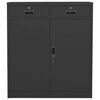vidaXL Armoire de bureau Anthracite 90x40x102 cm Acier