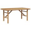 vidaXL Table basse Marron 90 x 50 x 43 cm Bambou
