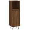 vidaXL Armoire de bain ch&ecirc;ne marron 30x30x100 cm bois d'ing&eacute;nierie