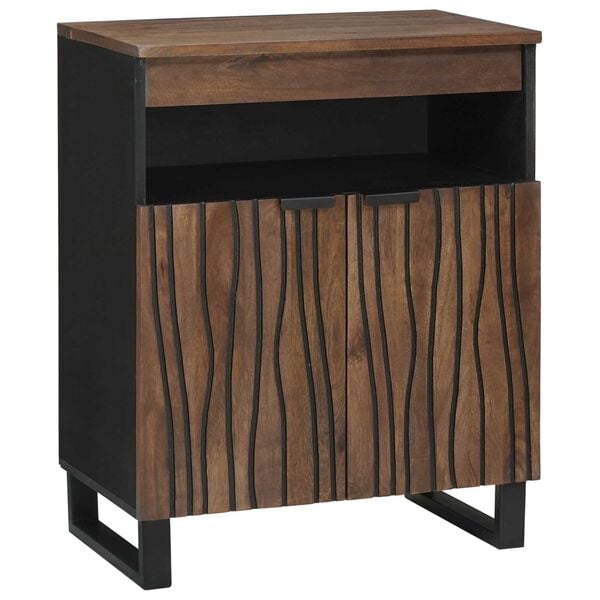 vidaXL Buffet Marron 60 x 33 x 75 cm bois de manguier massif