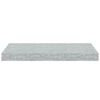 vidaXL &Eacute;tag&egrave;res murales flottantes 2 pcs gris b&eacute;ton 50x23x3,8 cm MDF