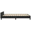 vidaXL Cadre de lit sans matelas noir 120x200 cm velours