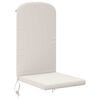vidaXL Coussin de transat ensoleill&eacute; GEMERT 100 % polyester Blanc